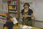 Mary Gutierrez in classroom